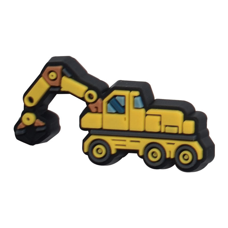 12PCS Animated Digger DIY Ideas Series Charms - For Crocs Shoes EVA Bogg Bag Accessories