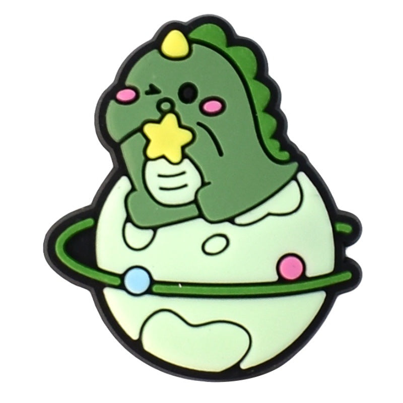 15pcs Cute Monster Cartoon DIY Ideas Series Charms - For Crocs Shoes EVA Bogg Bag Accessories