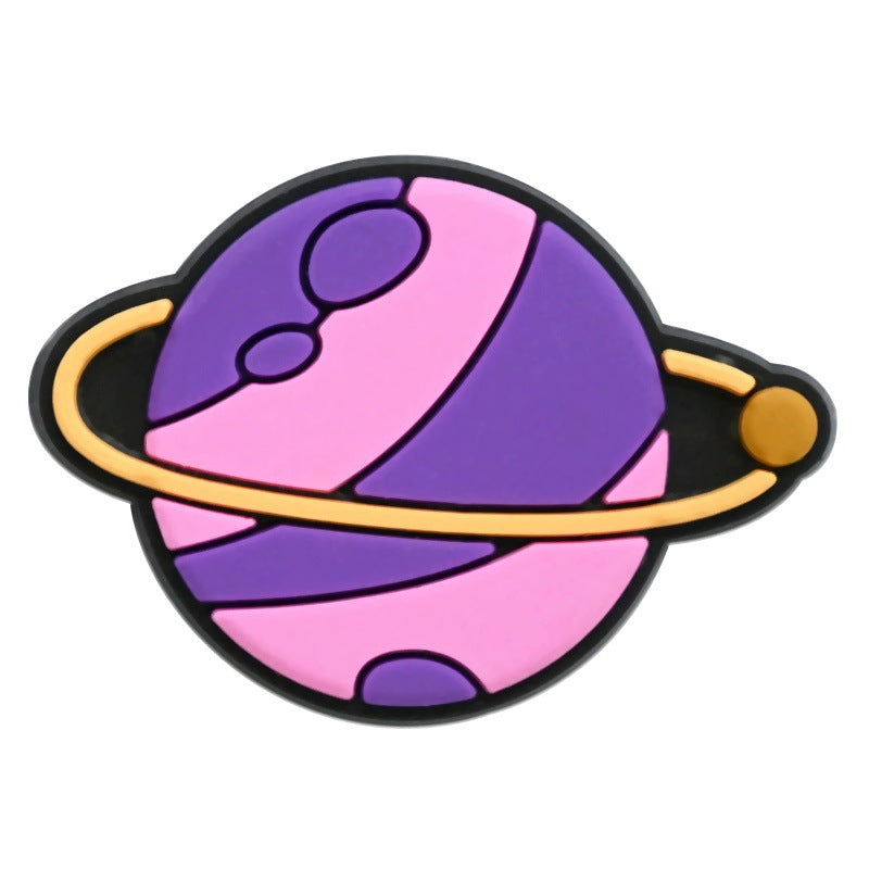 15pcs Small Planet DIY Ideas Series Charms - For Crocs Shoes EVA Bogg Bag Accessories