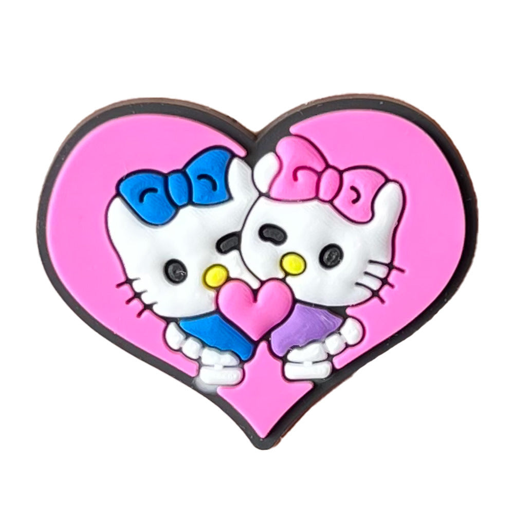 Hello Kitty Series Charms - For Crocs Shoes EVA Bogg Bag Accessories