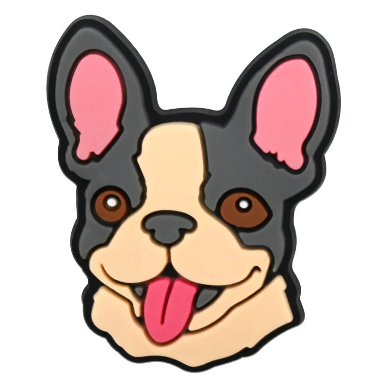 14PCS Adorable Puppy DIY Ideas Series Charms - For Crocs Shoes EVA Bogg Bag Accessories