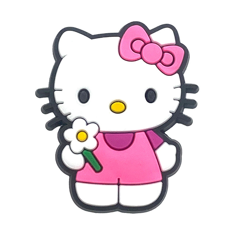 Hello Kitty Series Charms - For Crocs Shoes EVA Bogg Bag Accessories