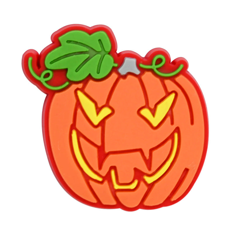 26pcs Letters Halloween Series Charms - For Crocs Shoes EVA Bogg Bag Accessories