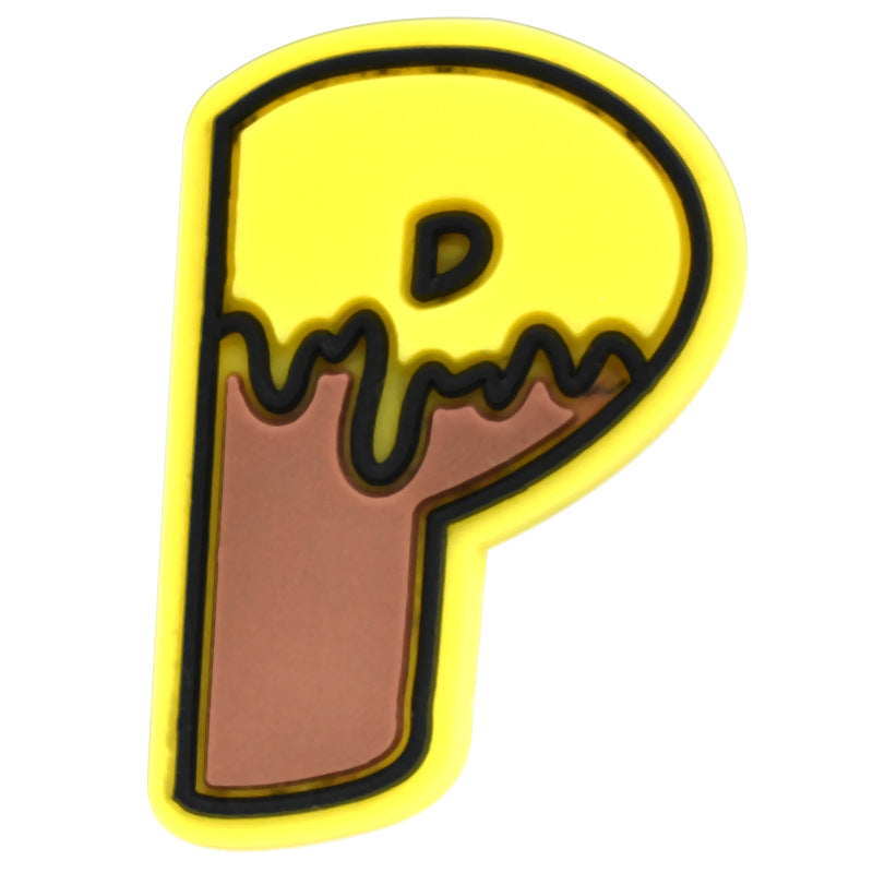 Bee 26pcs Letters Series Charms - For Crocs Shoes EVA Bogg Bag Accessories