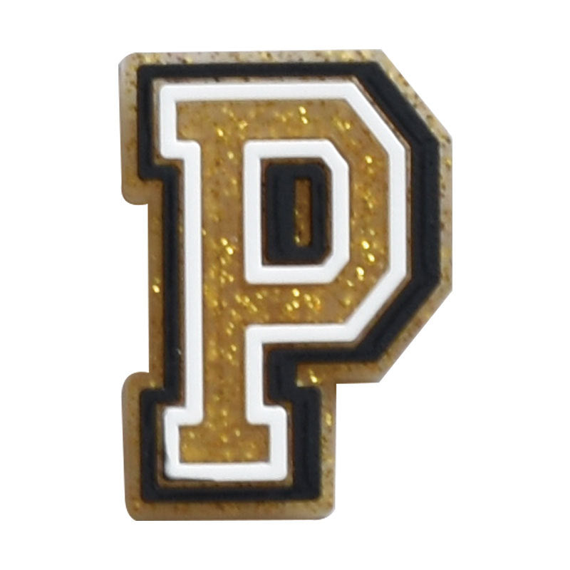 Gold 0-9 And 26pcs A-Z Letters Series Charms - For Crocs Shoes EVA Bogg Bag Accessories