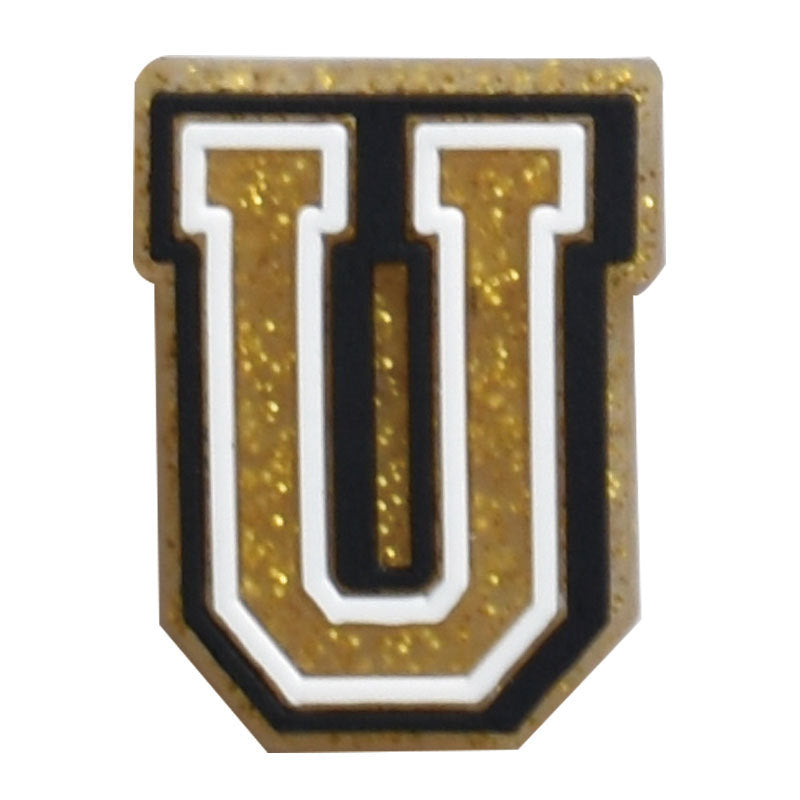 Gold 0-9 And 26pcs A-Z Letters Series Charms - For Crocs Shoes EVA Bogg Bag Accessories