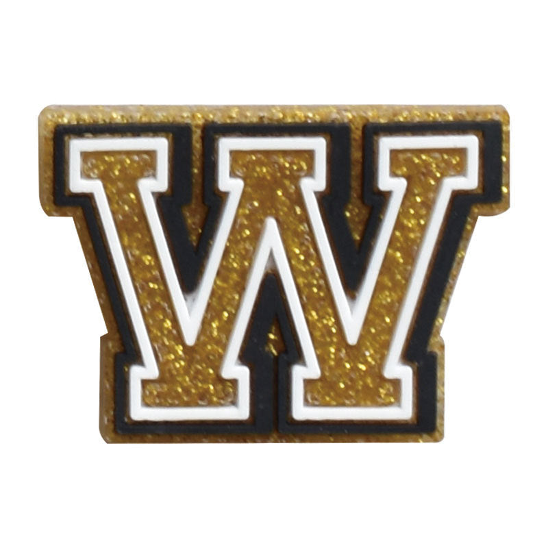 Gold 0-9 And 26pcs A-Z Letters Series Charms - For Crocs Shoes EVA Bogg Bag Accessories