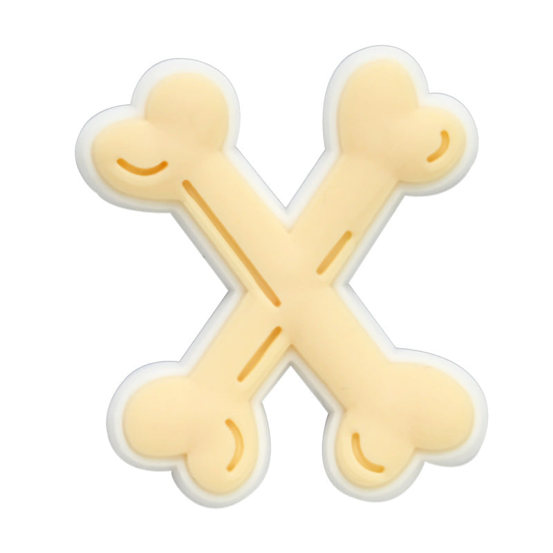 26pcs Letters Halloween Series Charms - For Crocs Shoes EVA Bogg Bag Accessories