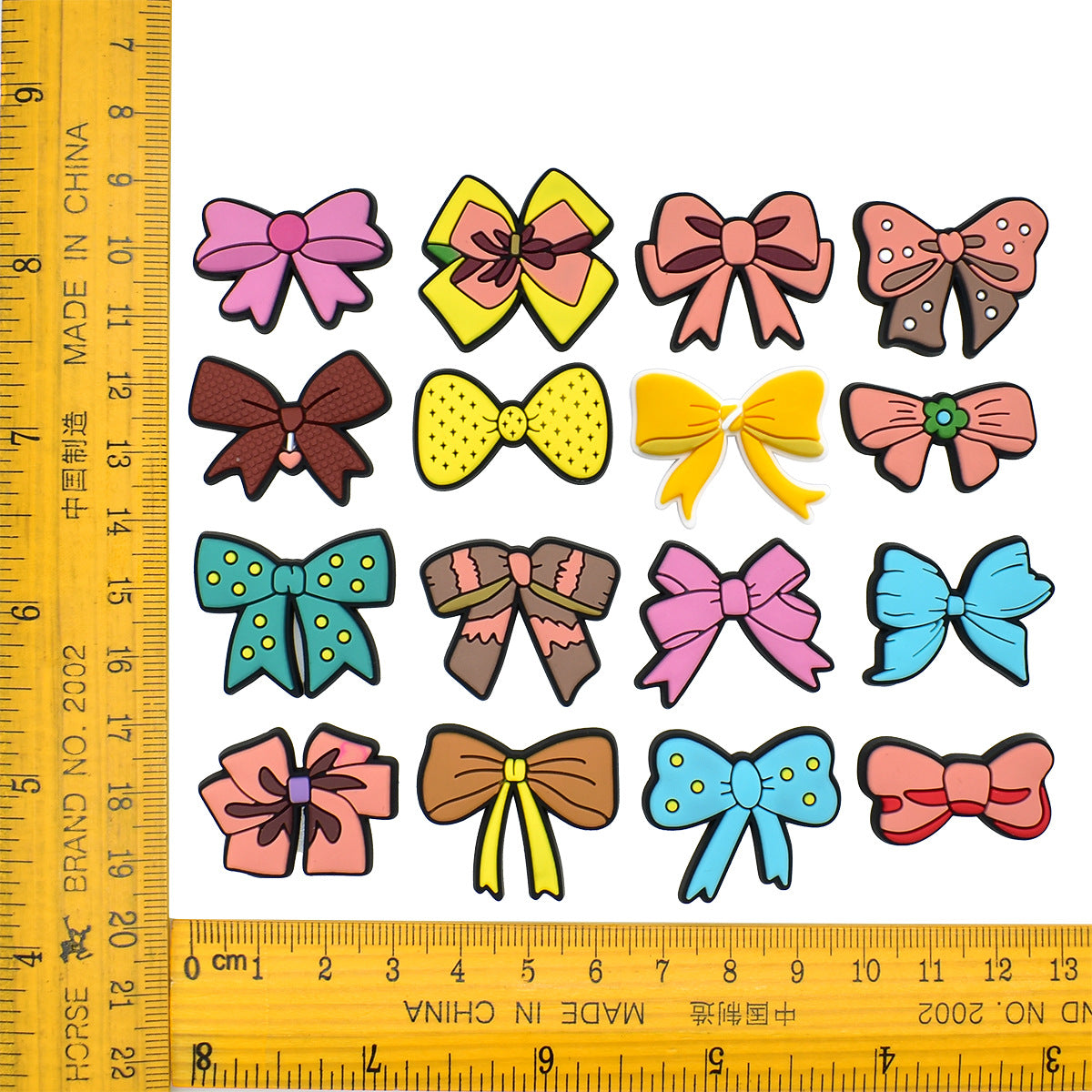 Bow Series Charms - For Crocs Shoes EVA Bogg Bag Accessories