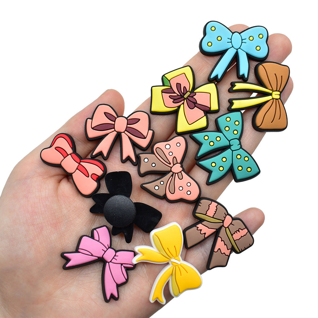 Bow Series Charms - For Crocs Shoes EVA Bogg Bag Accessories